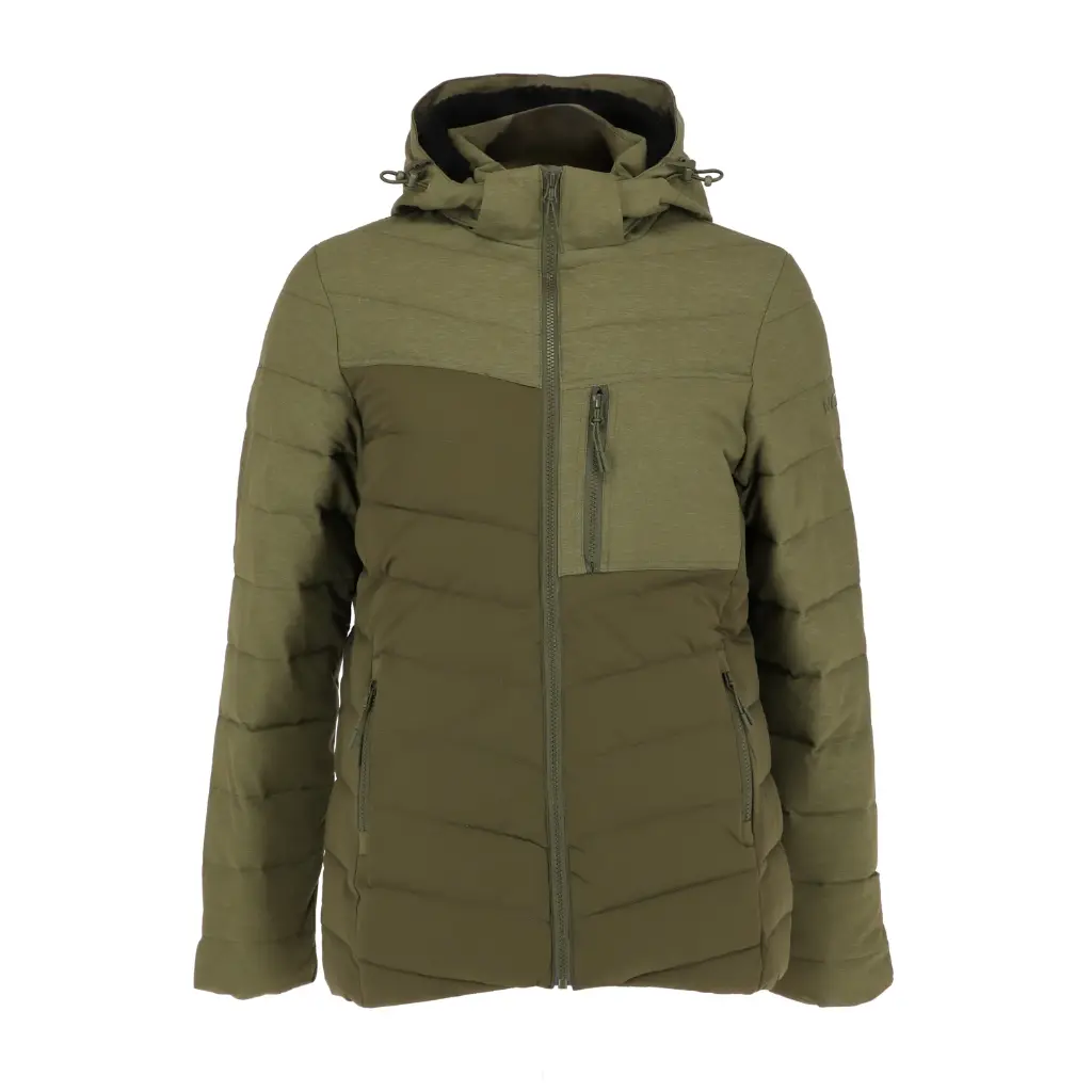 Parka Alpes Verde Oliva Mujer.webp