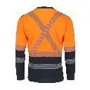 Polera Polo Thera Naranjo:Azul Marino Unisex2.webp