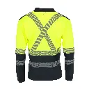 Polera Katla Amarillo:Azul Marino Unisex2.webp