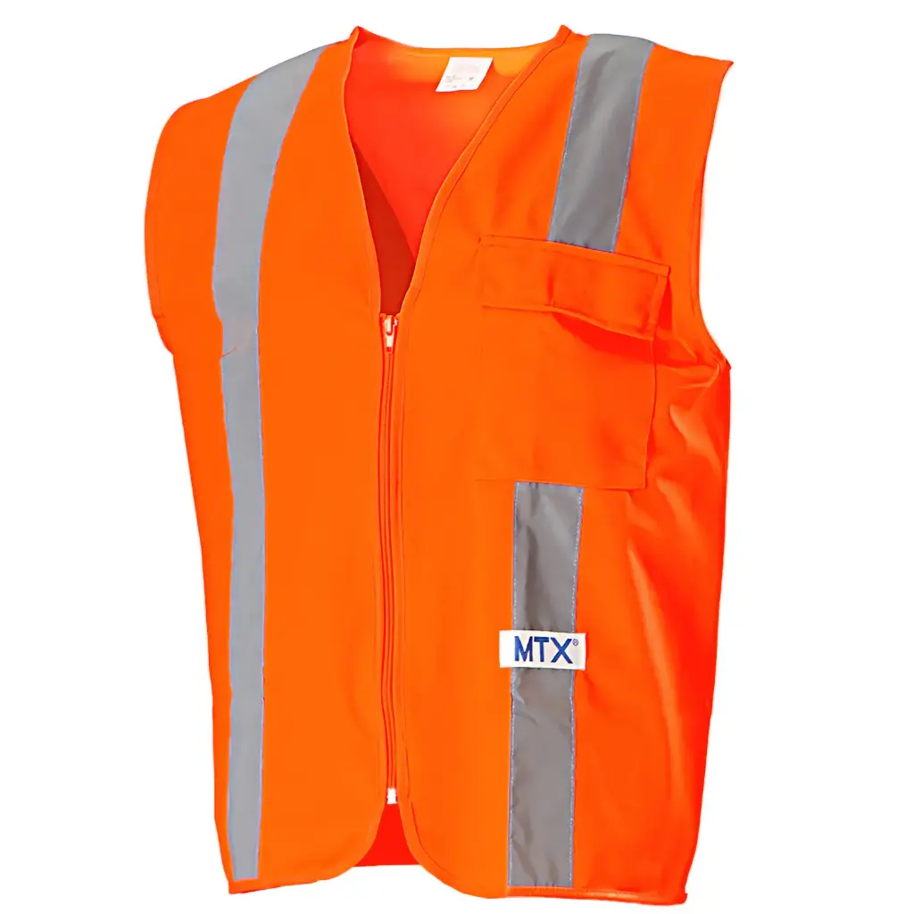 Chaleco Reflectante Básico Cierre (1 Bolsillo)