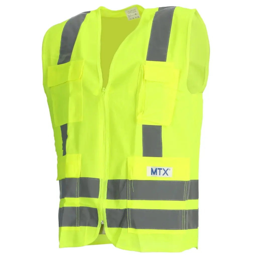 Chaleco Reflectante Supervisor (4 Bolsillos)