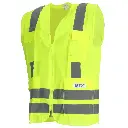 Chaleco Reflectante Supervisor (4 Bolsillos)