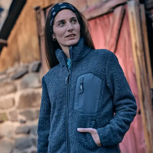 [NLK] CHAQUETA RYSY CORDERITO MUJER