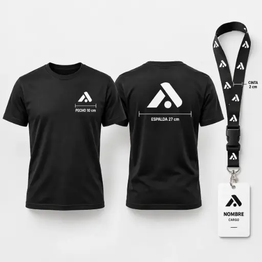 Kit Identidad (Polera + Lanyard + Credencial)